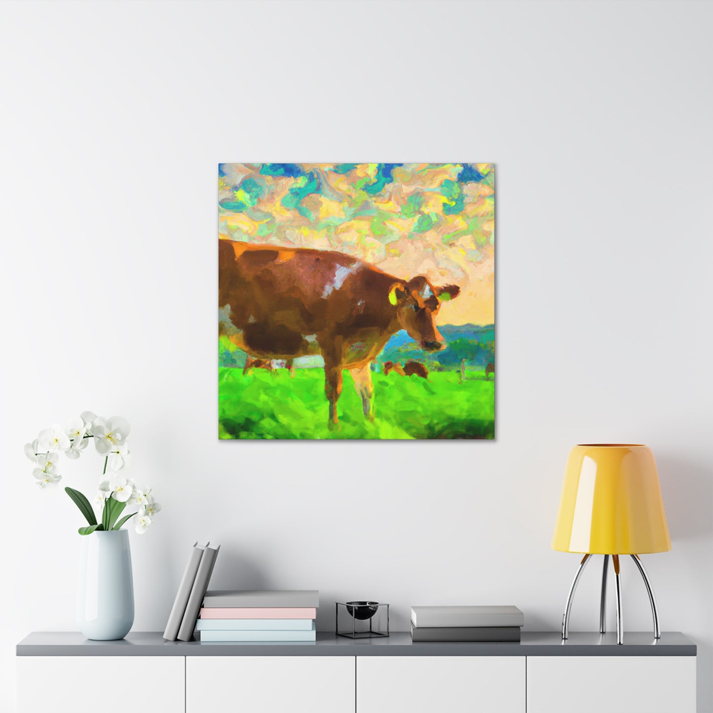 Jersey Cow Majesty Quality - Canvas