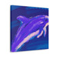 Dolphin in Simplicity - Canvas