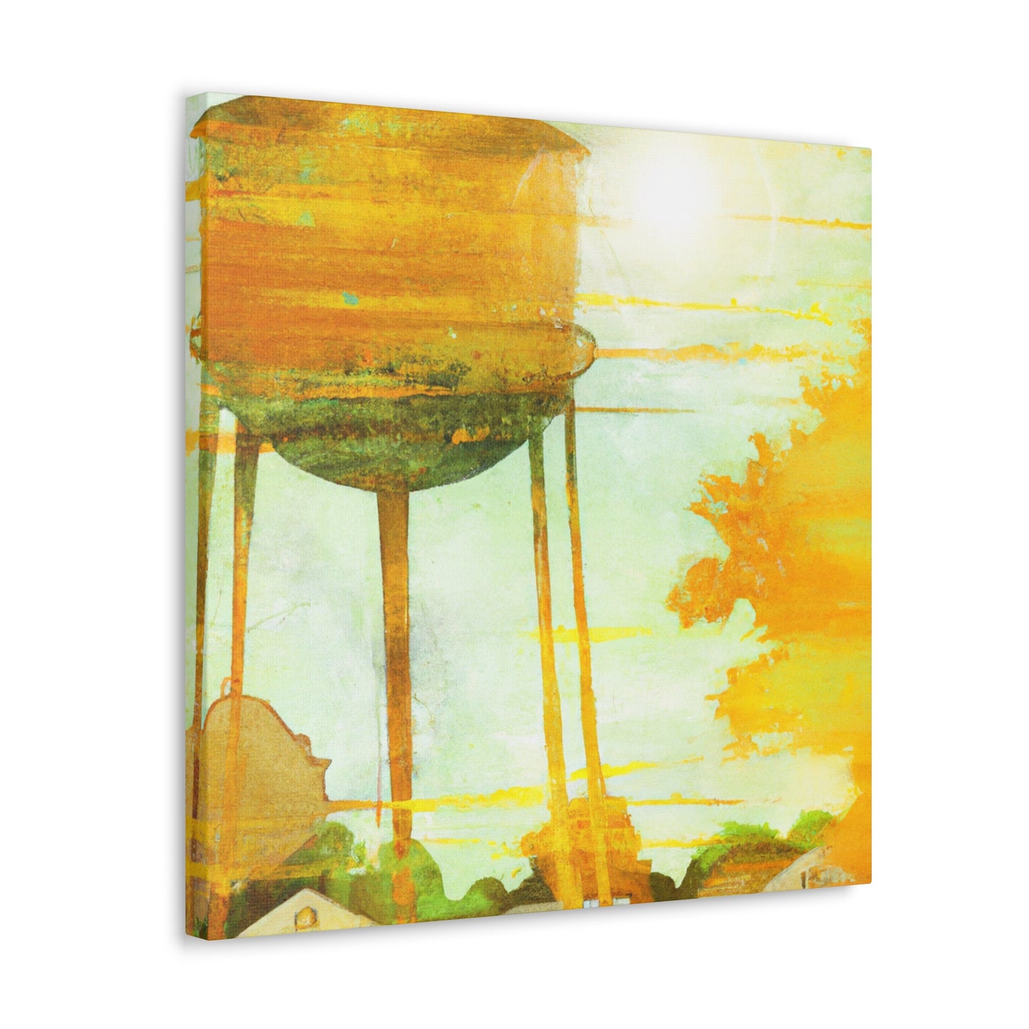 "Towering Over Waterscape" - Canvas