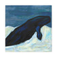 Bowhead Whale Abstraction - Canvas