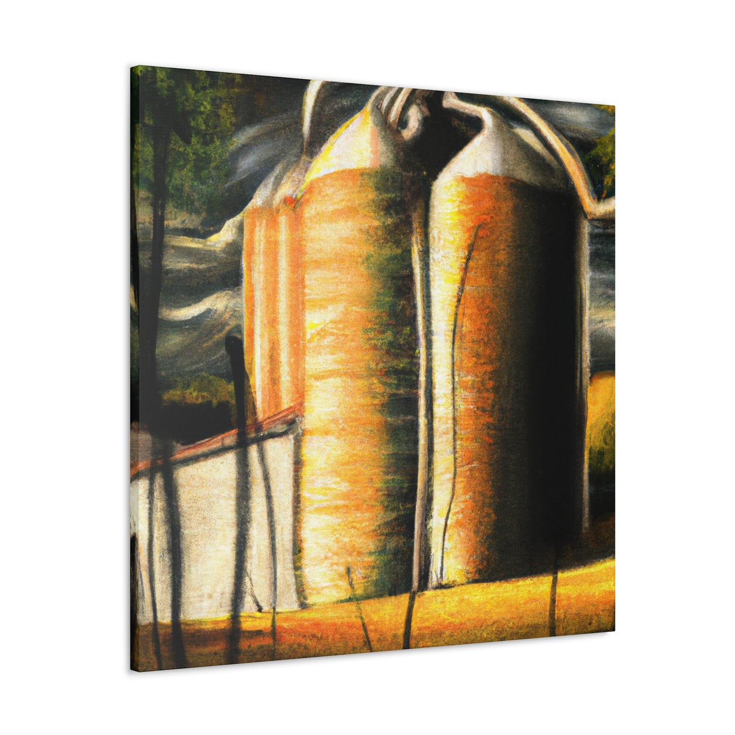 Silo in Surrealism - Canvas