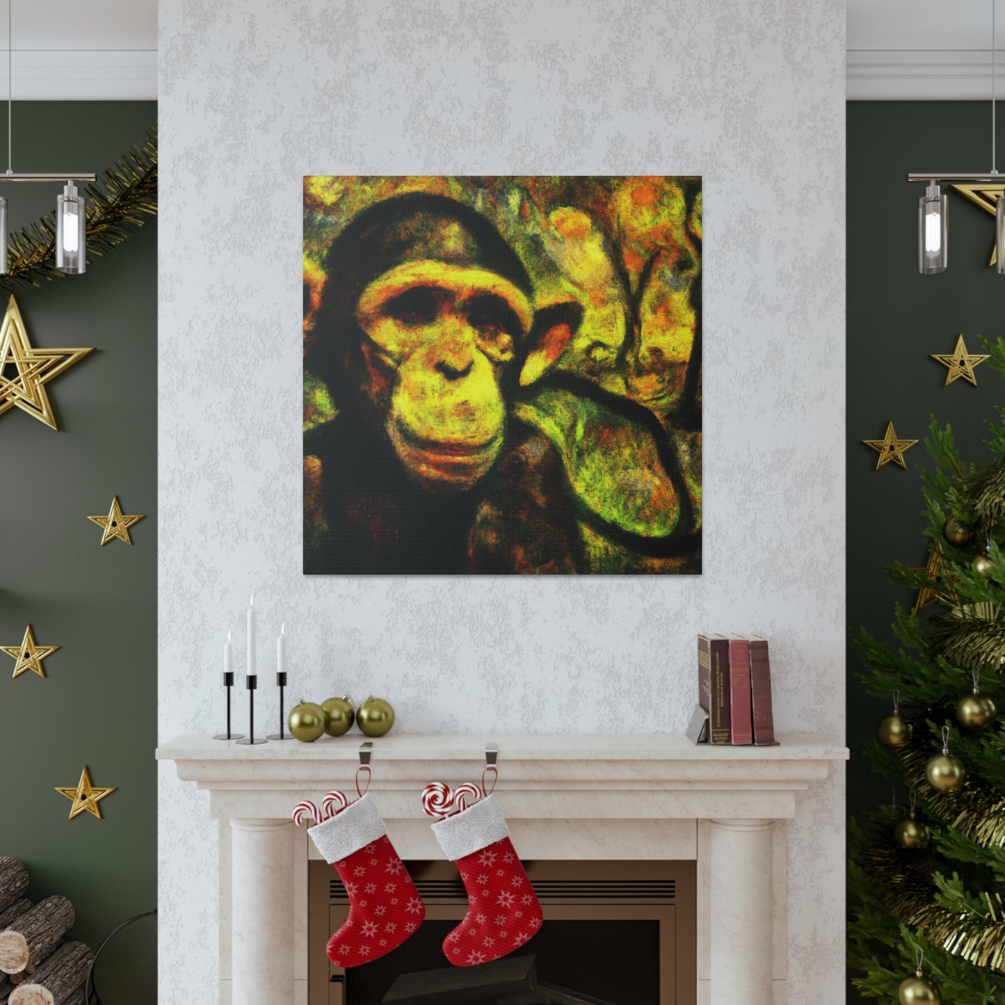 Chimpanzee Dreamscape - Canvas