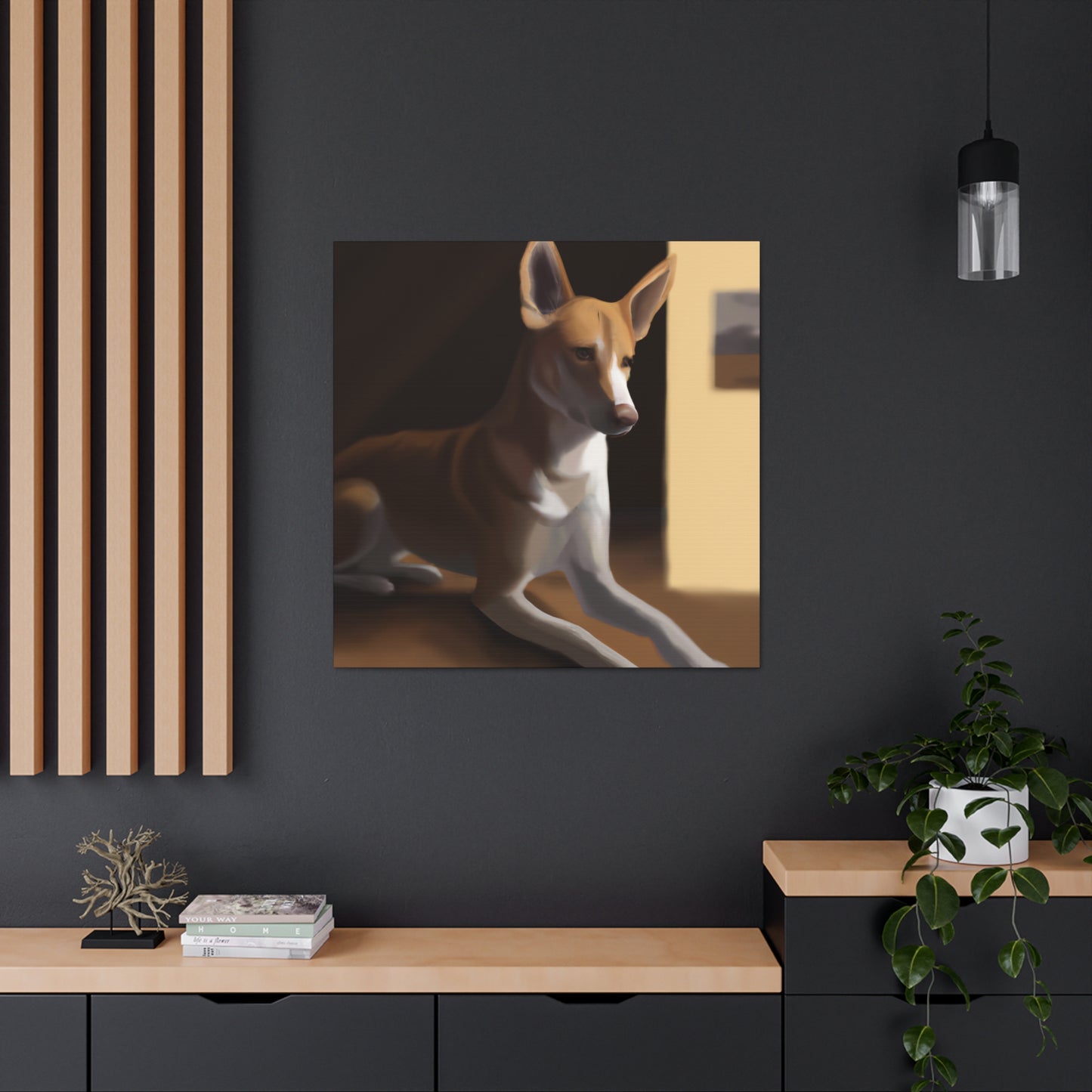 Dingo in Deco Style - Canvas