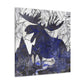 Moose in Abstraction - Canvas