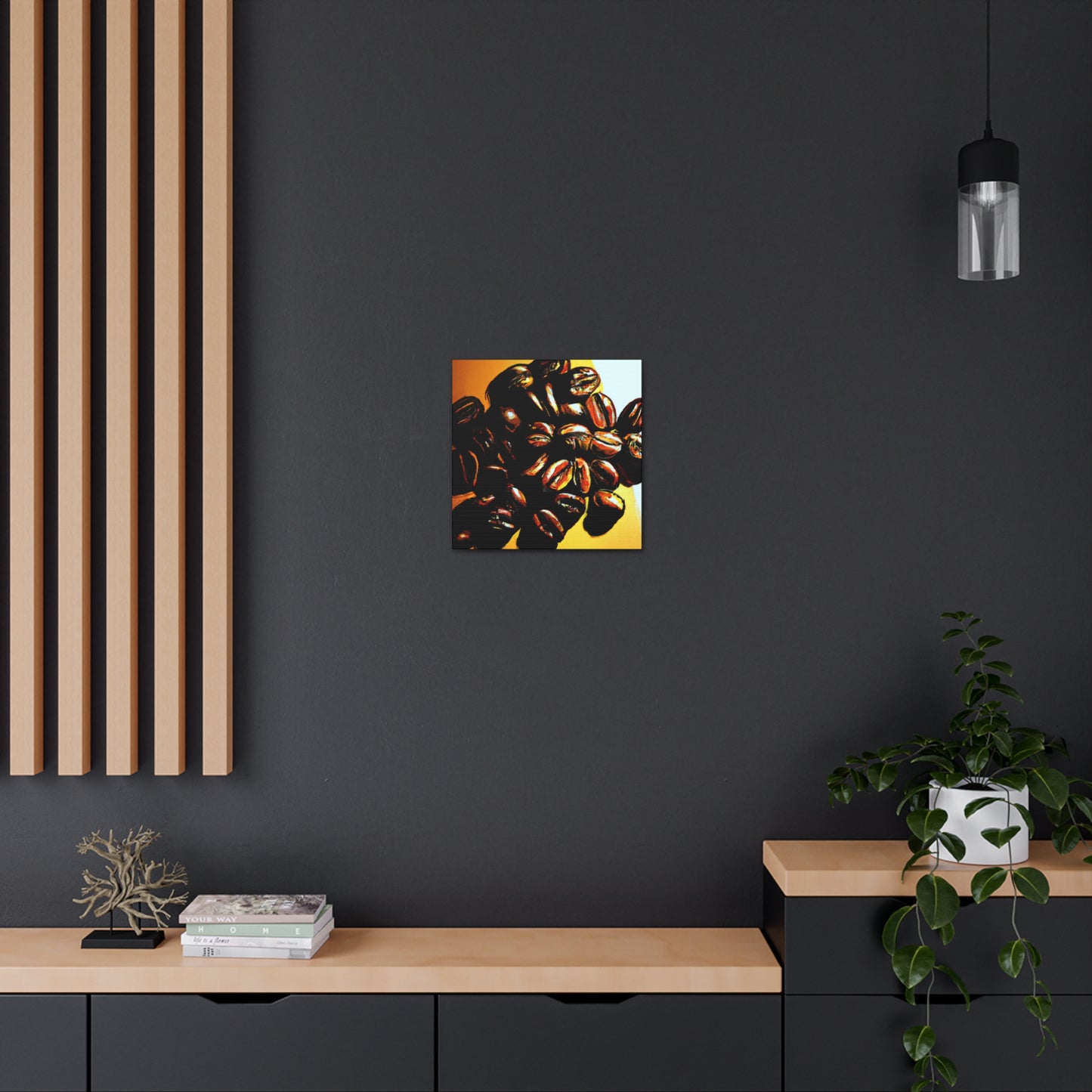 Coffee Beans Pop Art - Canvas