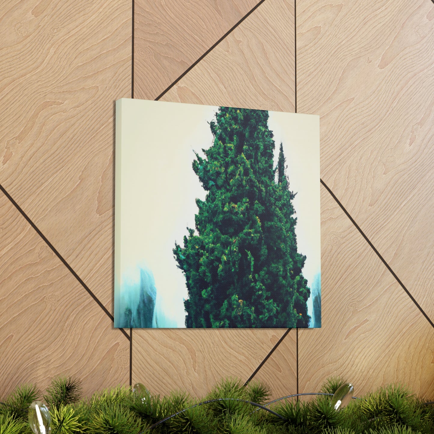 Cypress in Moonlight Shine - Canvas