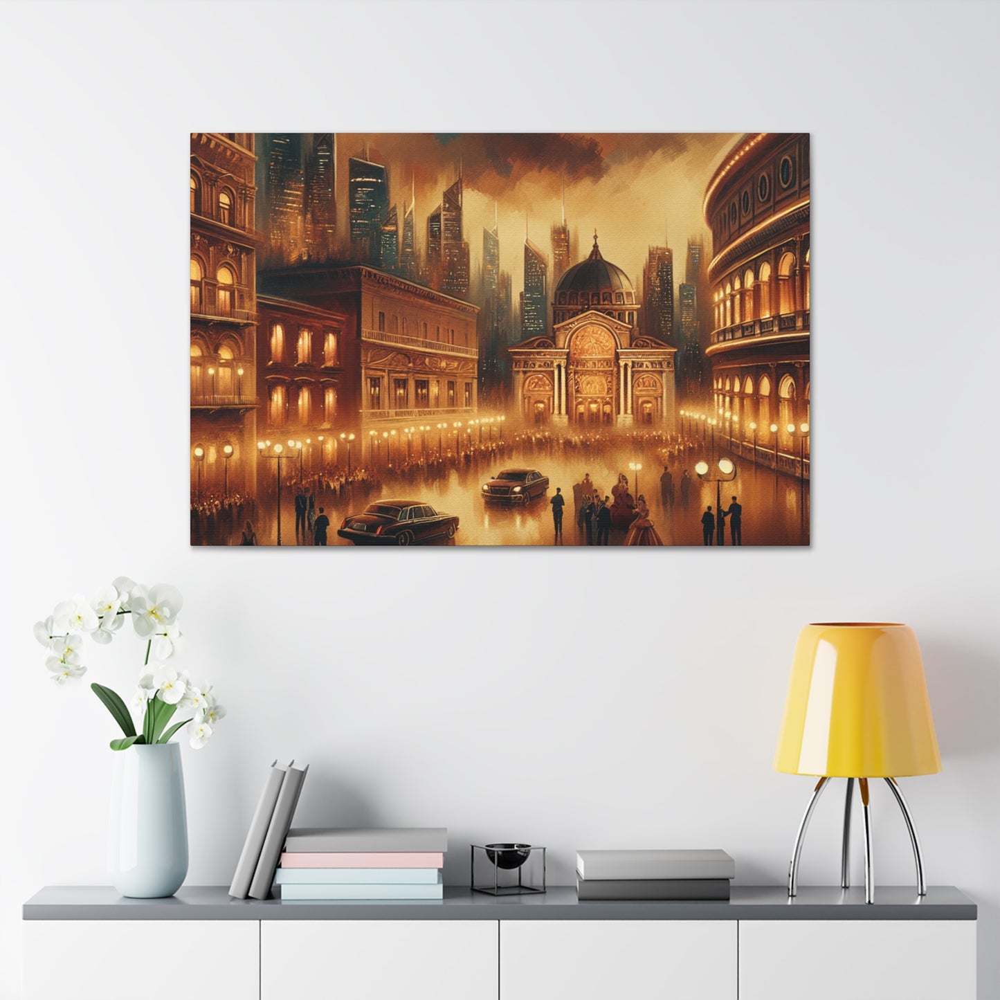 Opera in Garden Splendor - Canvas