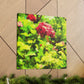 "Hydrangea Digital Tapestry" - Canvas