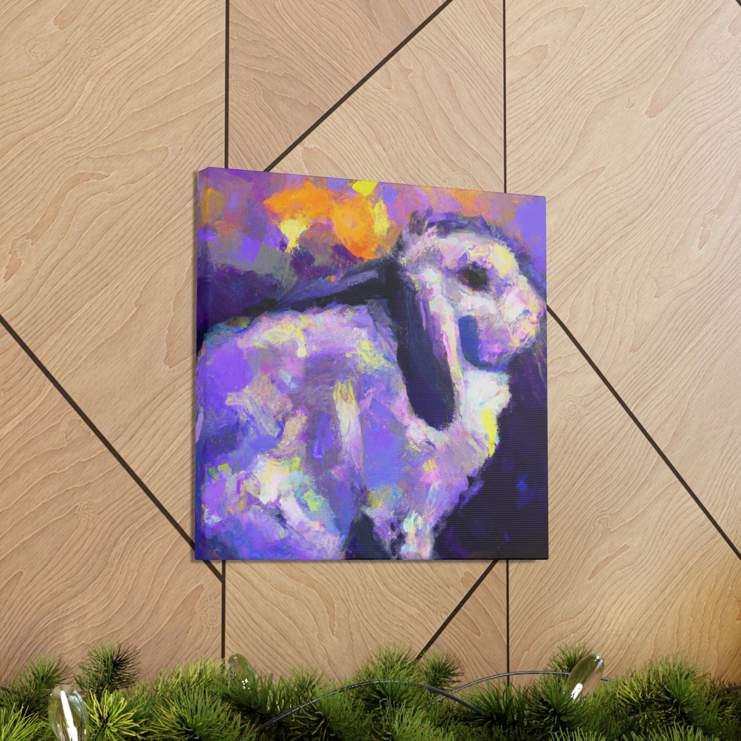 Rabbit in Springtime - Canvas