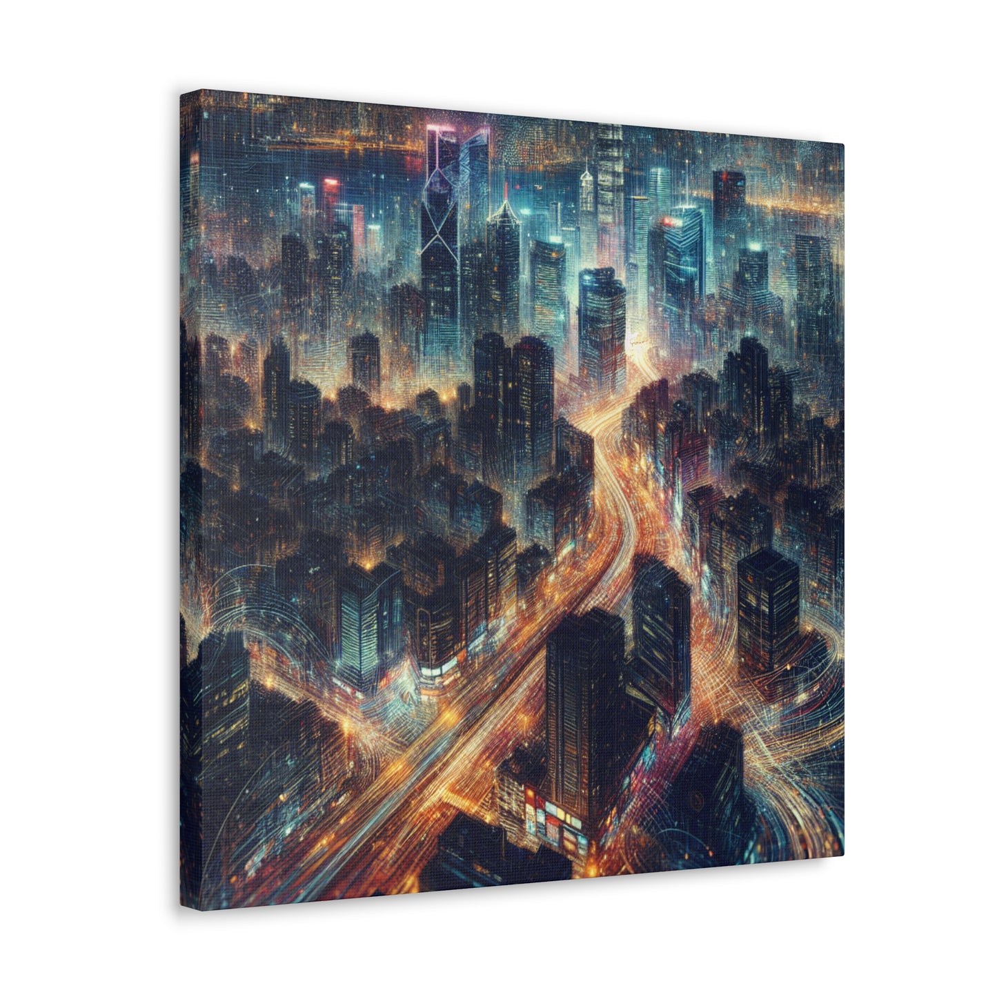 "Midnight Metropolitan Majesty" - Canvas