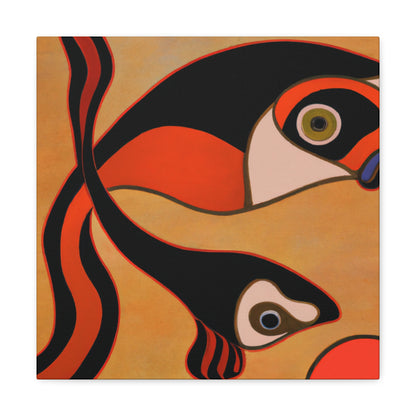 "Guppy Art Deco Dream" - Canvas