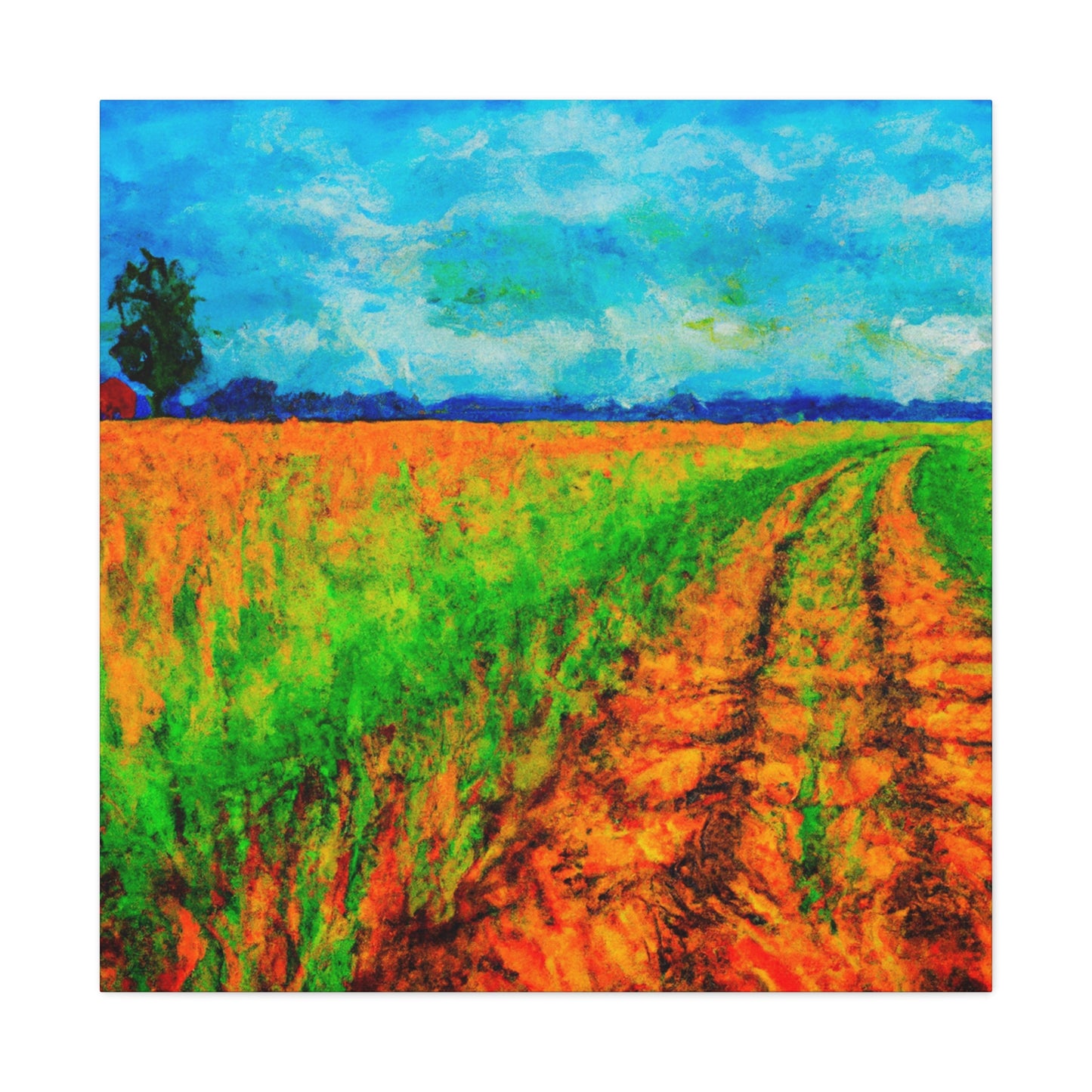 Golden Harvest Fields - Canvas