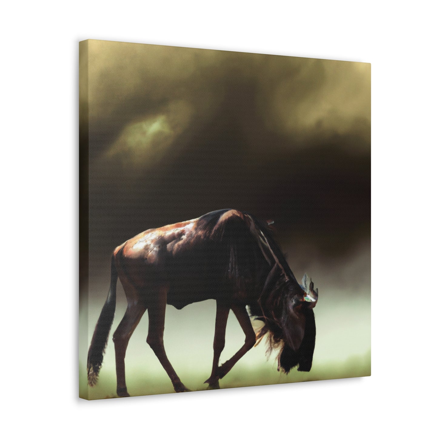 Wildebeest In Flux - Canvas