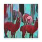 Alpaca Dreamscape Painting - Canvas