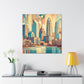 Queen City in Bloom - Canvas