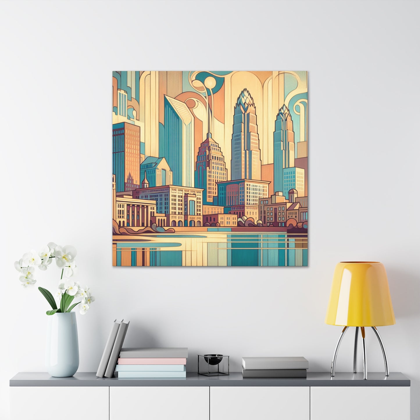 Queen City in Bloom - Canvas