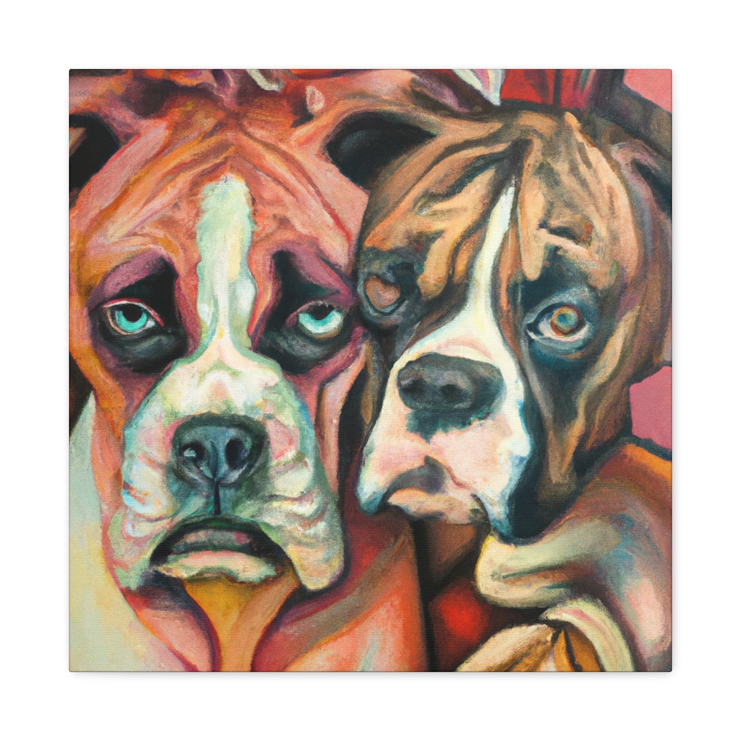 Boxer in a Dream - Canvas