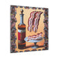 "Bacon in Rococo Style" - Canvas