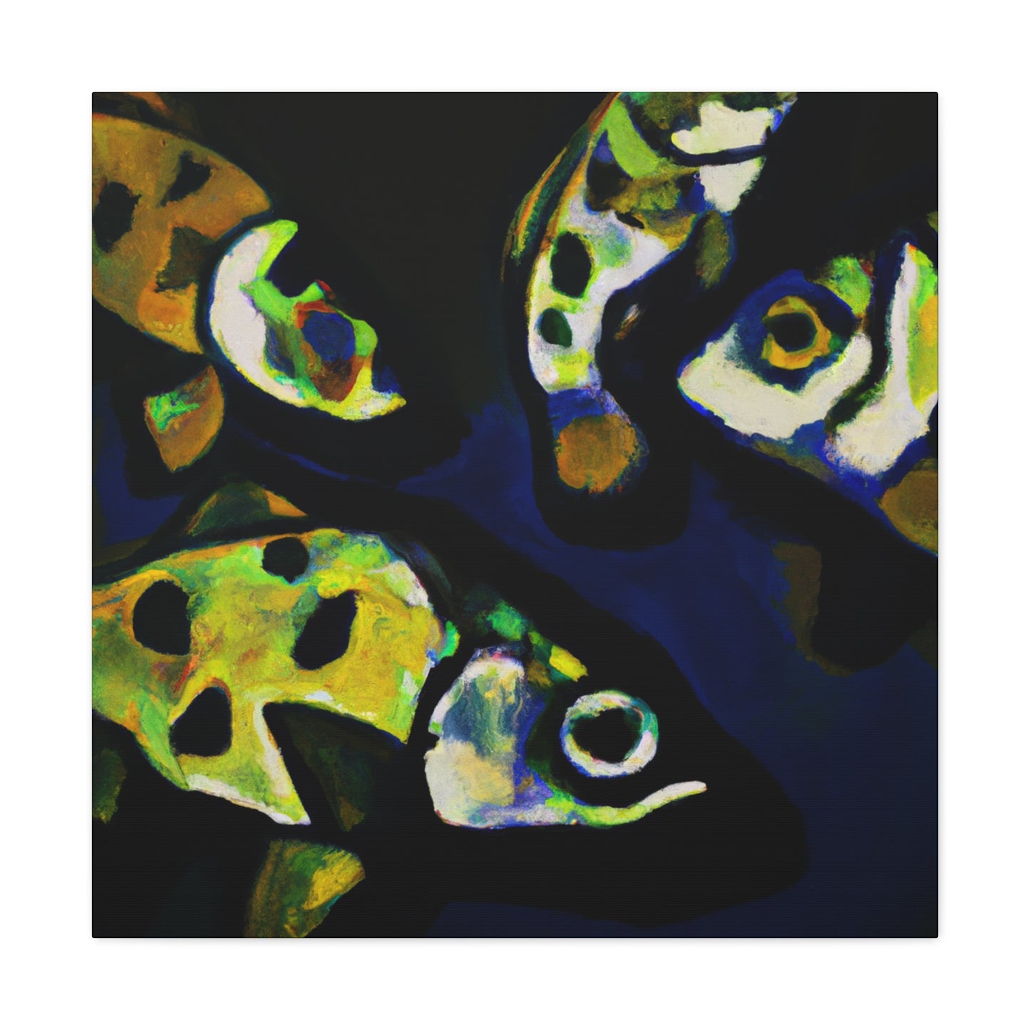 Killifish in Turmoil - Canvas