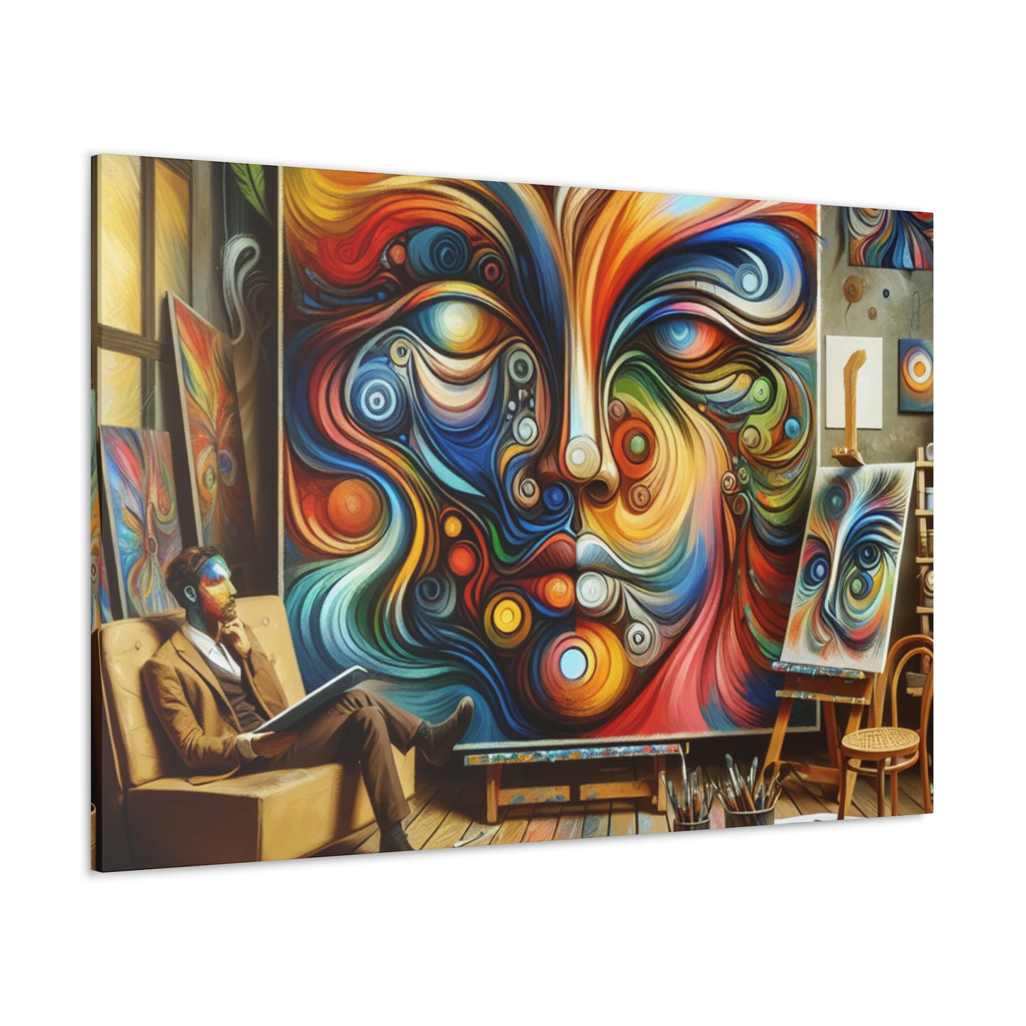 Surreal Whispers Unveiled - Canvas