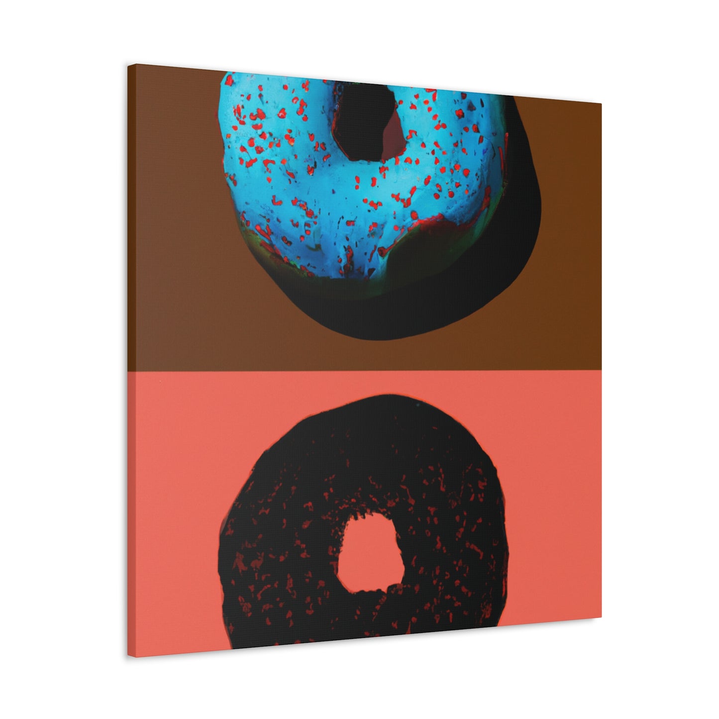 "Doughnut Delight Pop Art" - Canvas