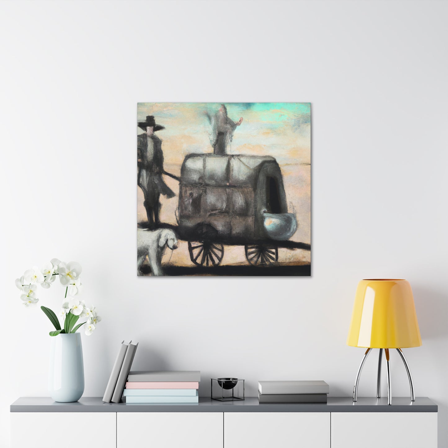 "Chuck-Wagon in Surreality" - Canvas