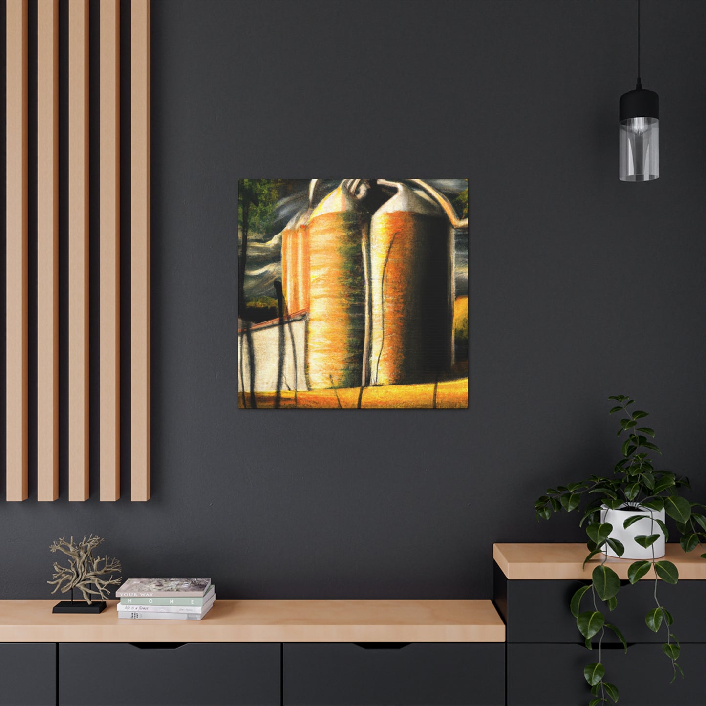 Silo in Surrealism - Canvas