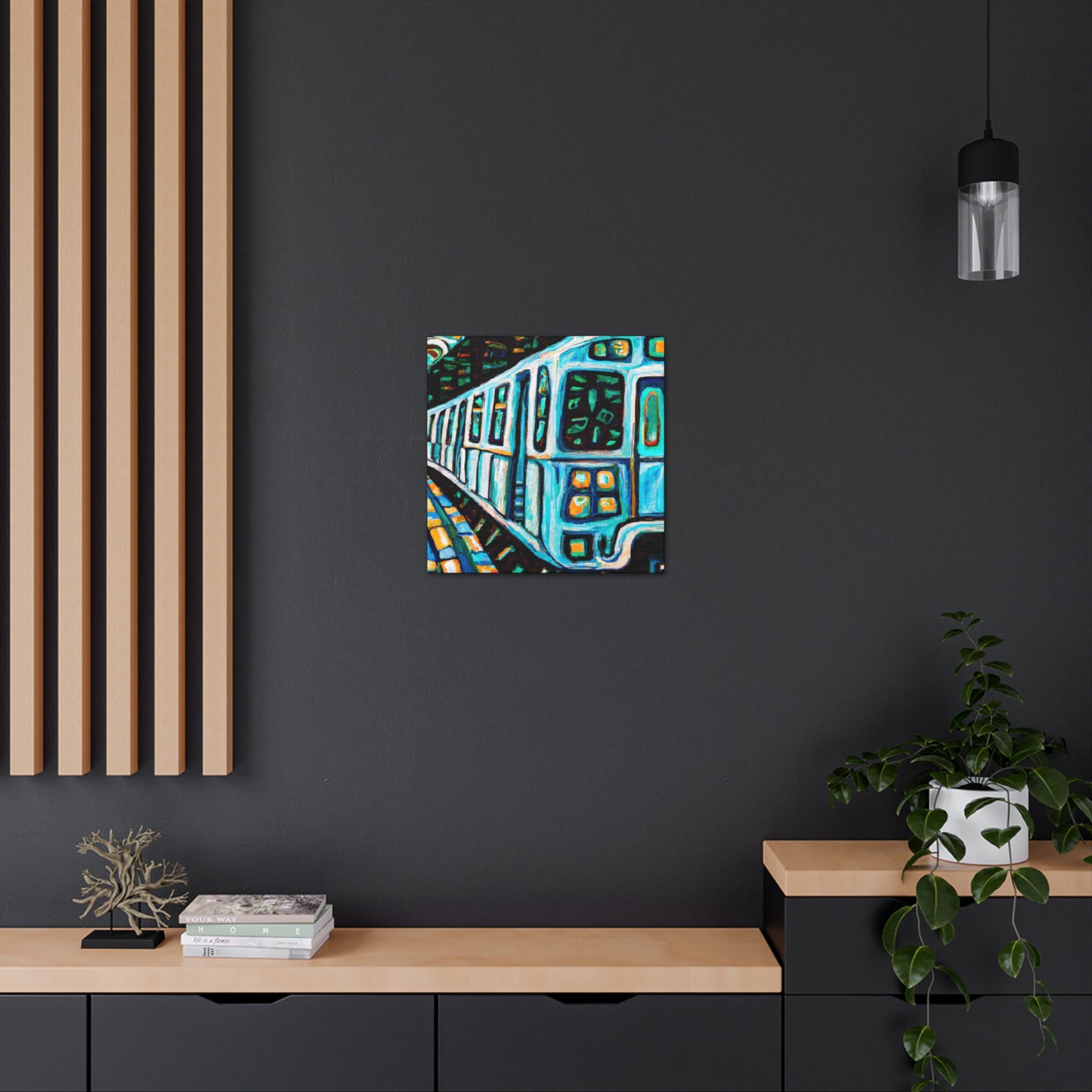 Subway Train Vizionary - Canvas