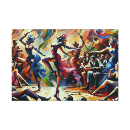 "Brilliance Unveiled: Renaissance Revelry" - Canvas