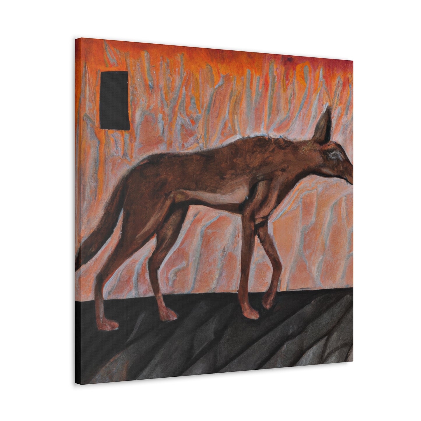 Coyote's Chalk Mural - Canvas