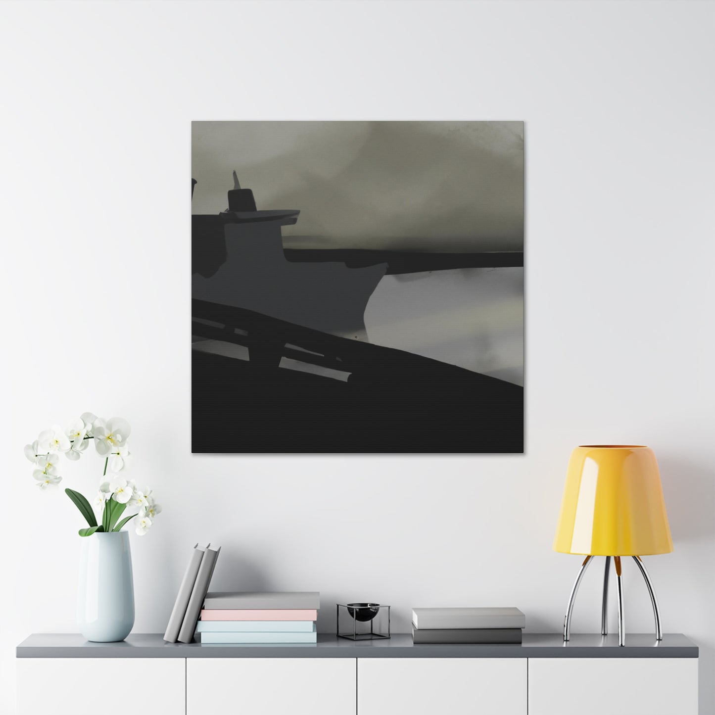 "Ferry Across the Water" - Canvas