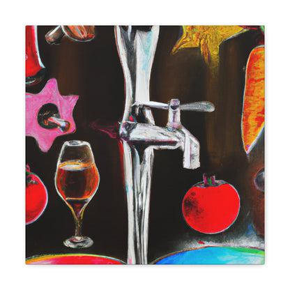 "Bar Tap Reflection" - Canvas