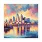 "Vibrant Enchantment: Salt Lake" - Canvas