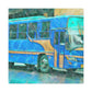 Bus of Colorful Hues - Canvas