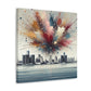 Urban Tranquility Unveiled - Canvas