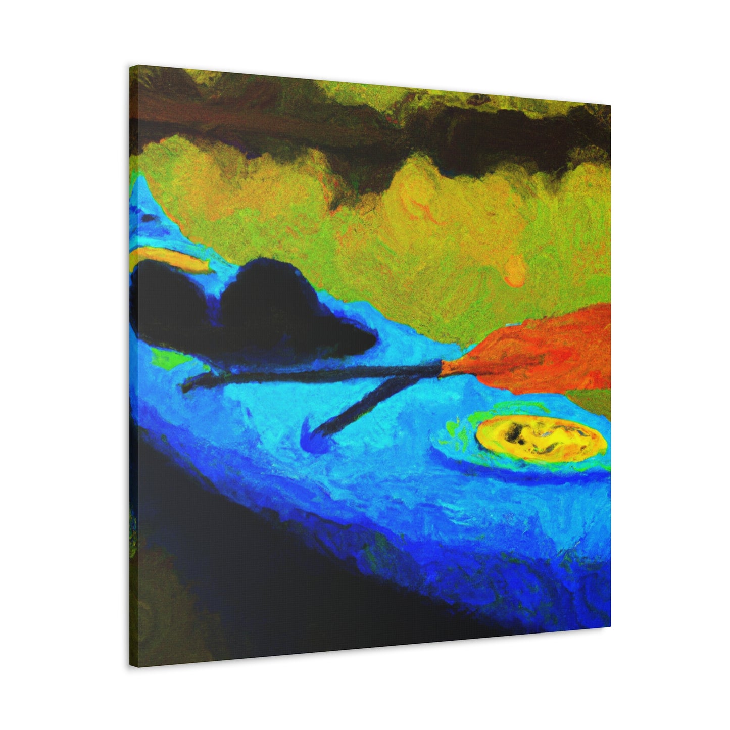 "Kayak in Moonlight Dream" - Canvas