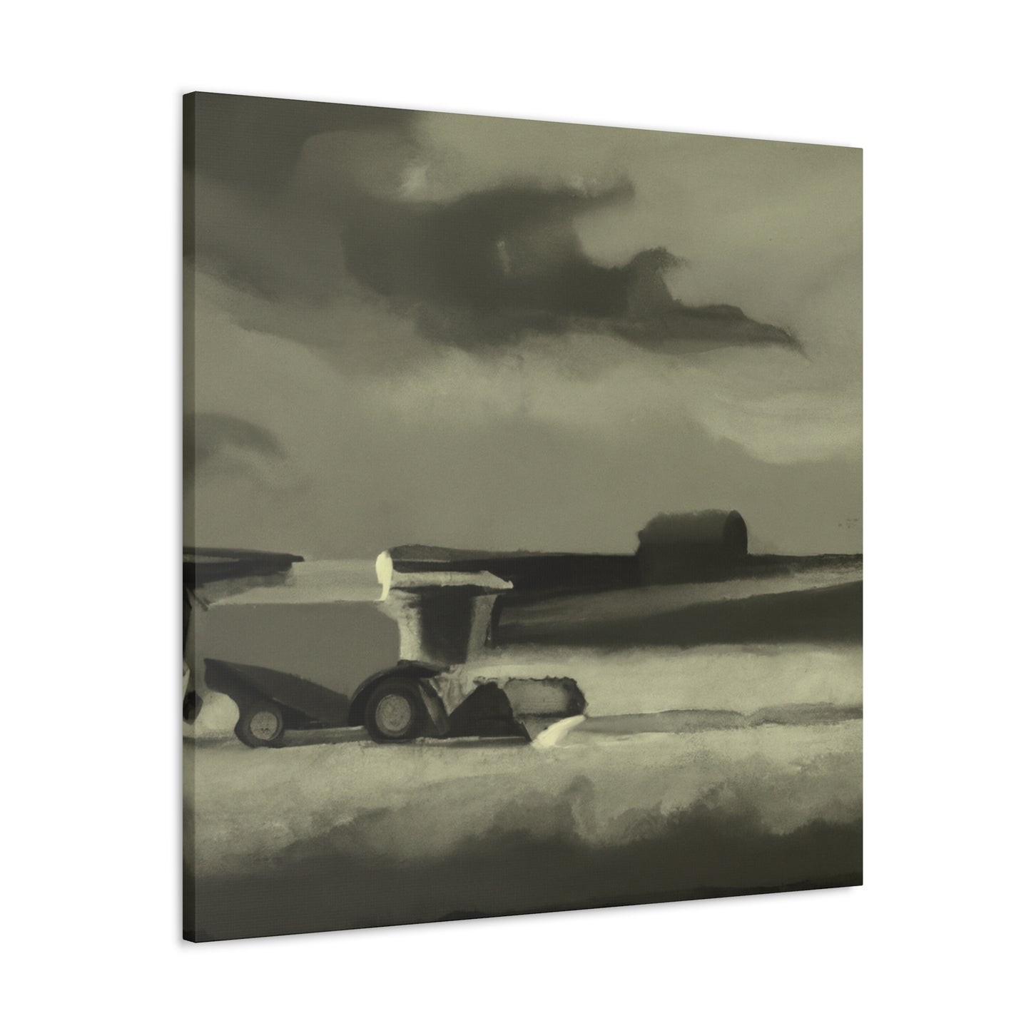 Harvesters in Moonlight - Canvas