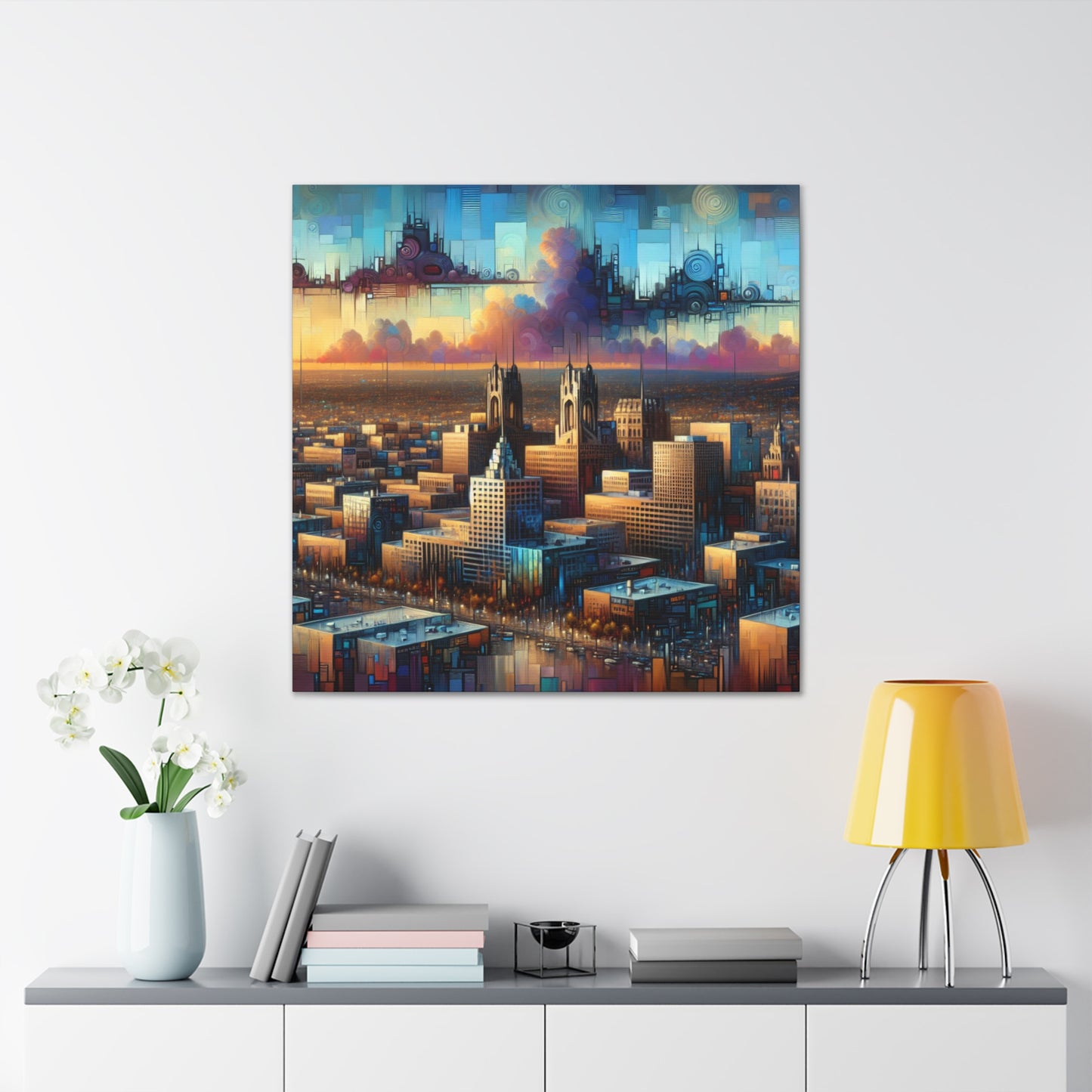 "Desert Horizons Unleashed" - Canvas