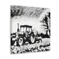 "Tractor in the Fields" - Canvas