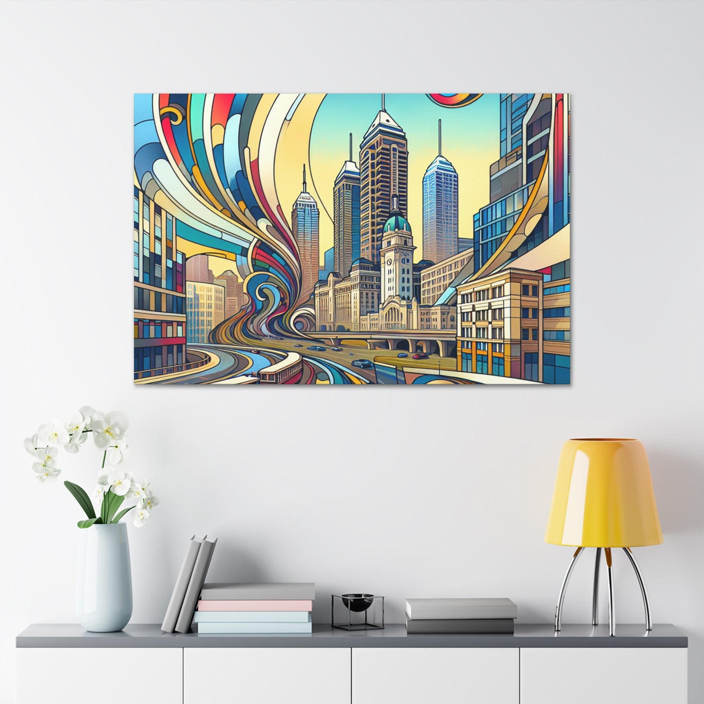 "Enchanting Indianapolis Echo" - Canvas