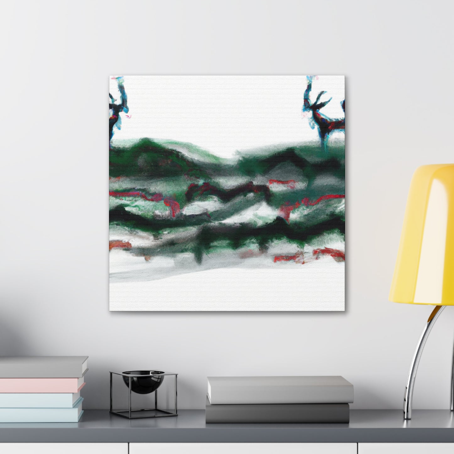 Deer in Abstraction - Canvas