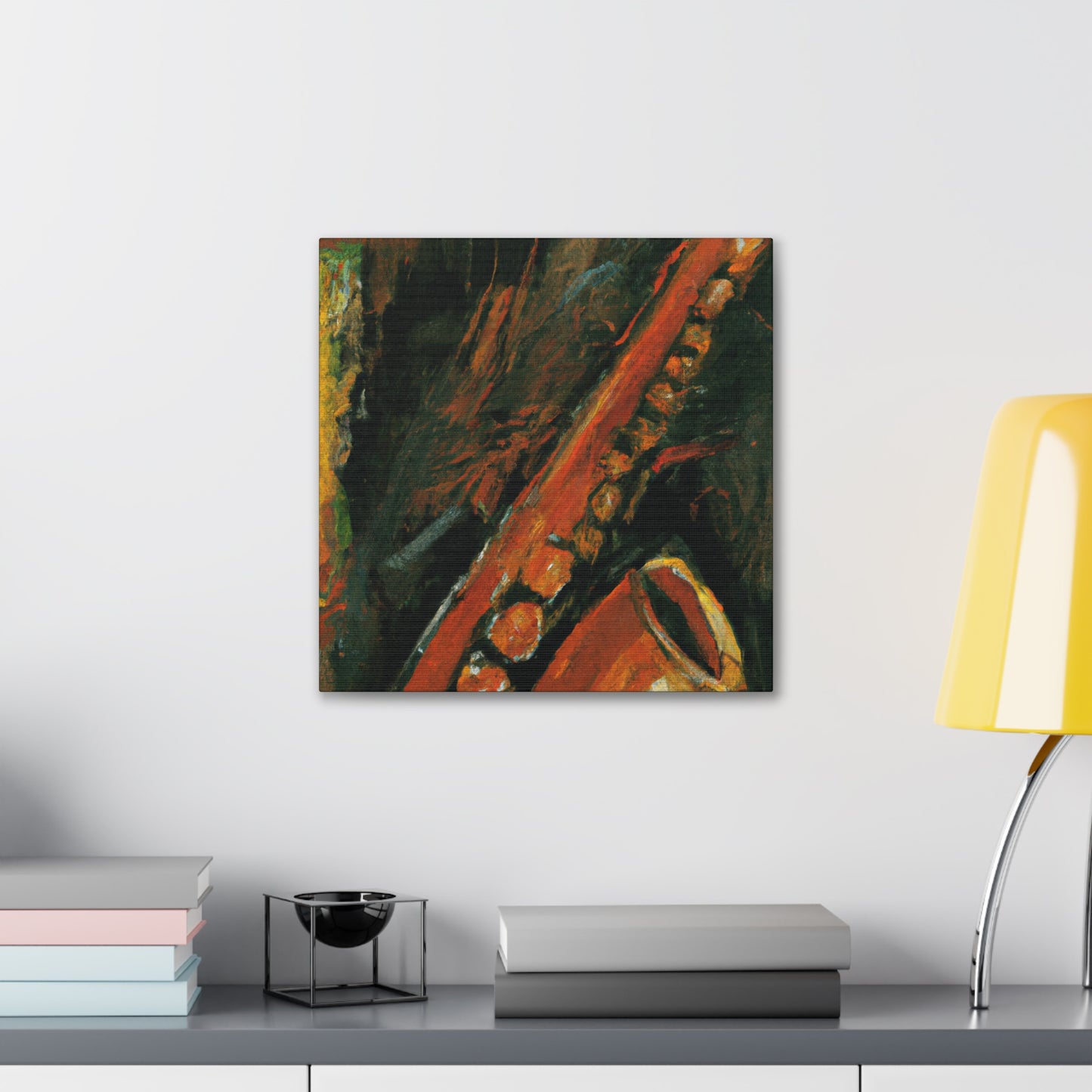 Saxophone's Musical Dance - Canvas