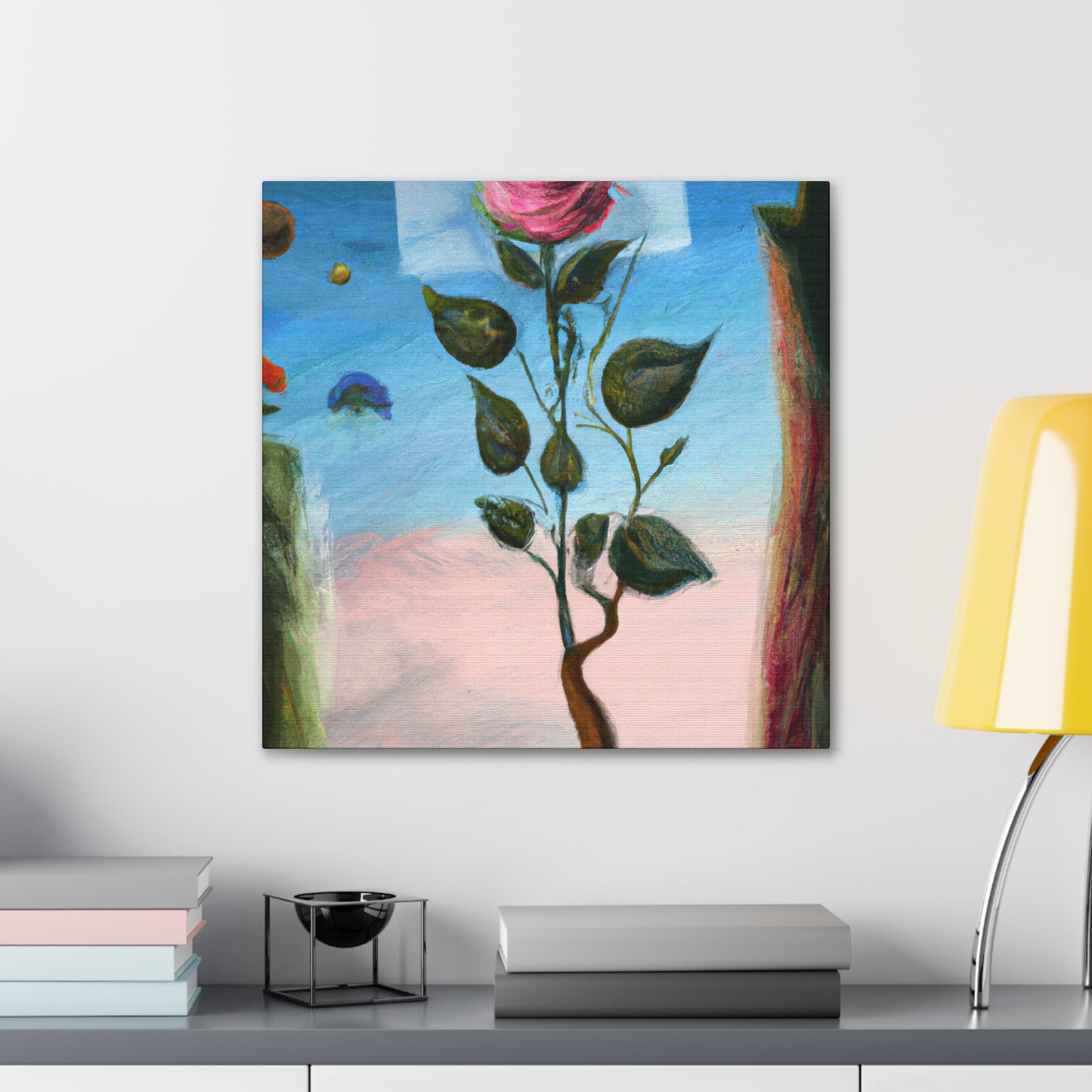 Rose of Abstract Dreams - Canvas