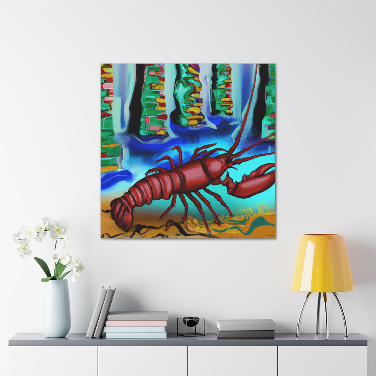 "Lobster Love Revival" - Canvas