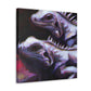 "Iguanas in Impressionism" - Canvas