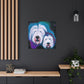 "Surreal Old English Sheepdog". - Canvas