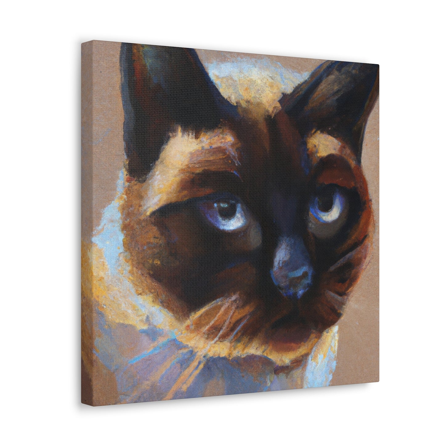 Siamese in Hyperrealism - Canvas