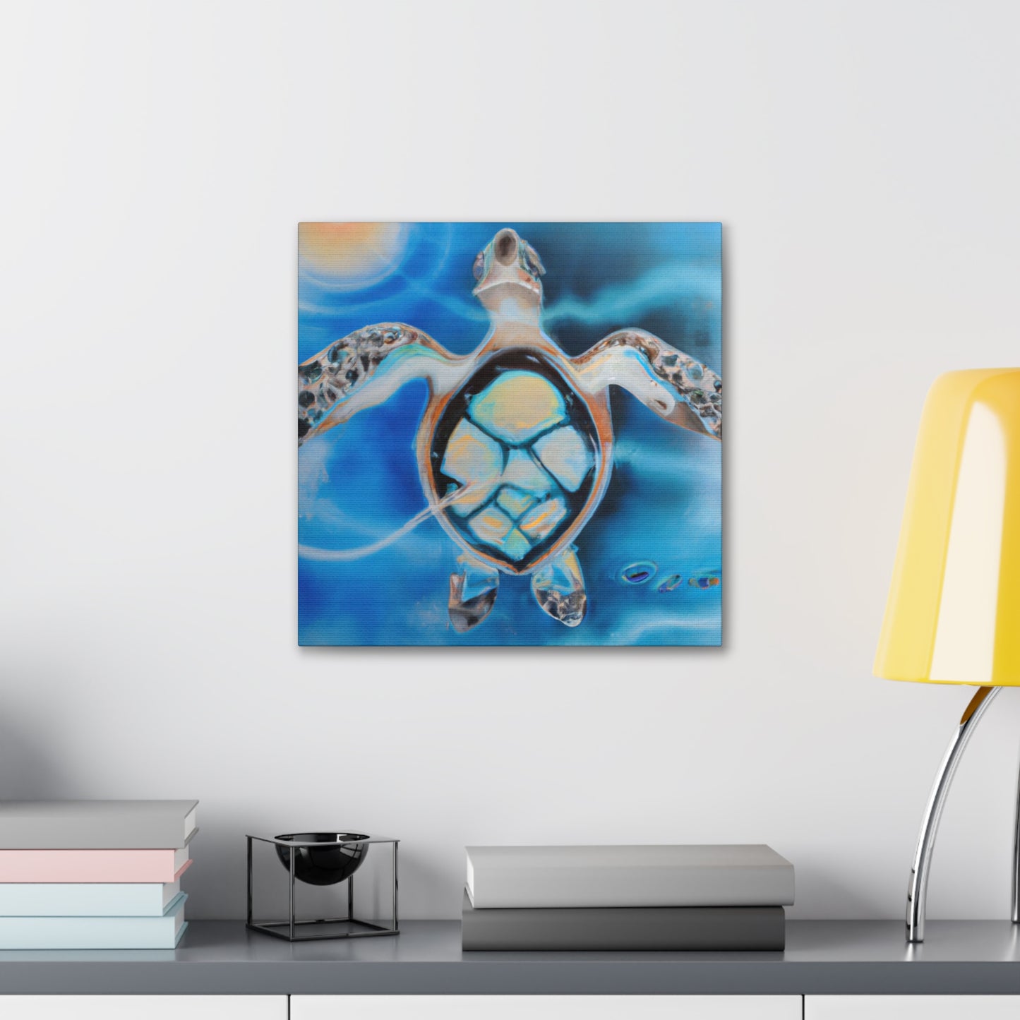 "Sea Turtle Majesty Reigns" - Canvas