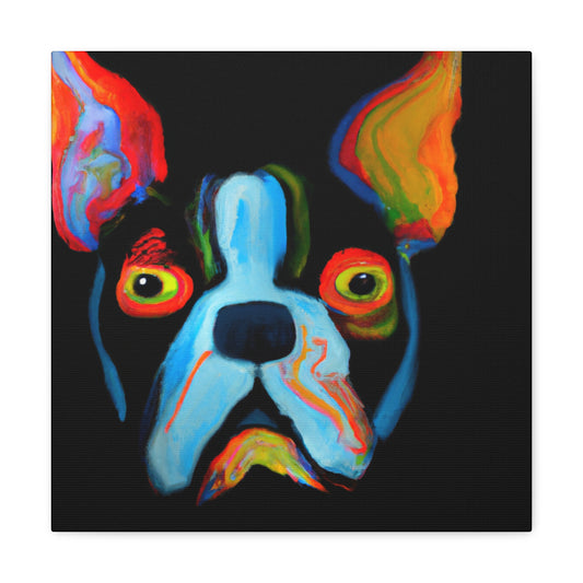 "Boston Terrier Symbiosis" - Canvas