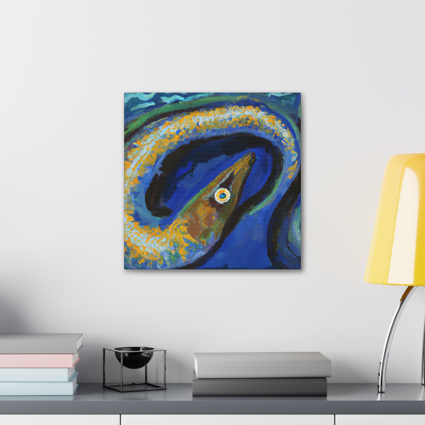 "Eel in Impressionism" - Canvas